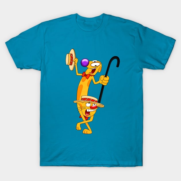 CatDog Show T-Shirt by cariespositodesign